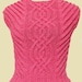 ON SALE 30% OFF Hand-knitted sleeveless pullover