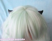 Pastel Goth Horn Hair Clips