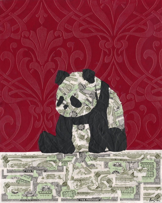 Money Panda 1 Limited Edition Giclee Print (edition of 10)