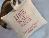 Love Is All You Need -  PERSONALIZED WEDDING FAVORS - Bridal Shower Favors/Hen Party Favors/Wedding Favor Ideas/Unique Wedding Favors