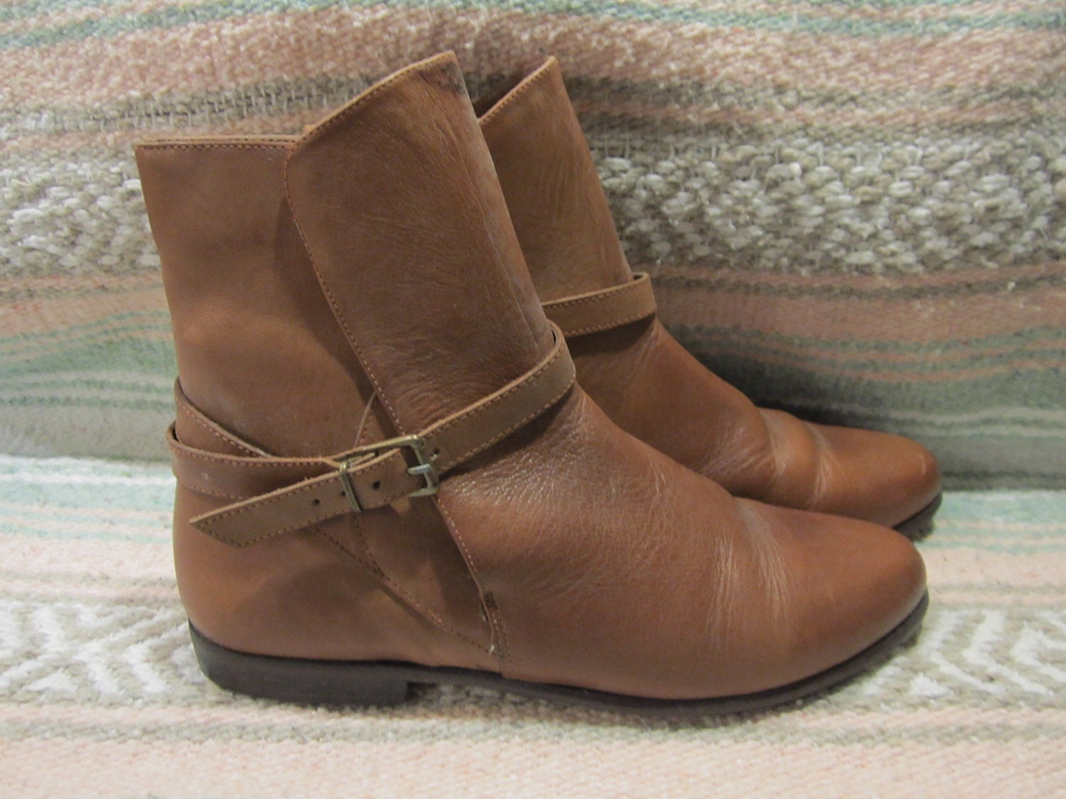 ankle buckle boots