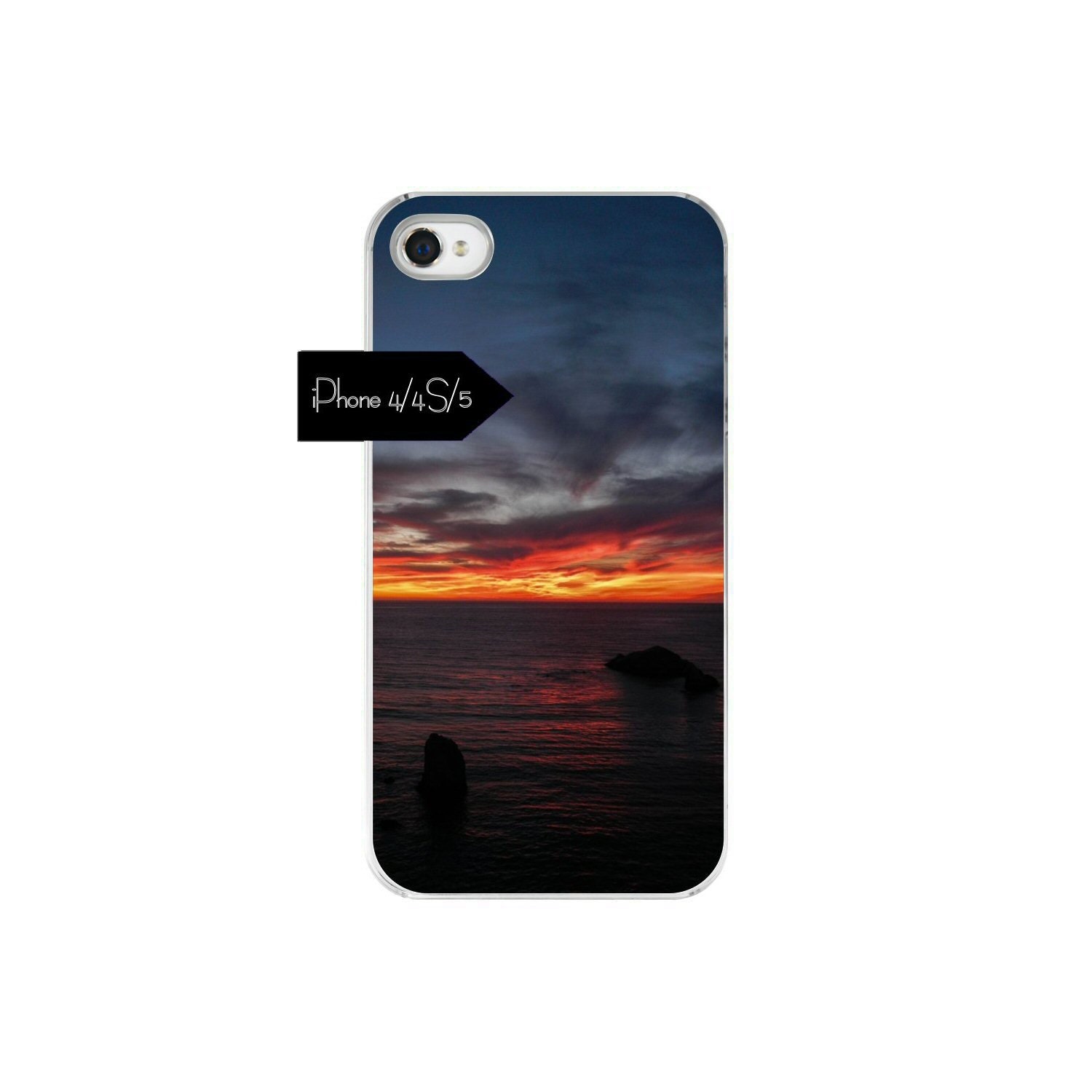 iphone case, sunset photography, blue waves water ocean sea, purple red orange gold golden blue navy sky, beach california, winter