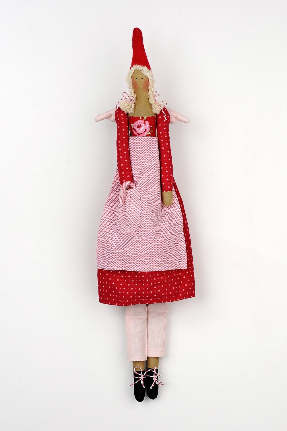 Angel Dwarf Tilda Doll Christmas Handmade Needlecraft