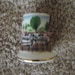 Old Plantation Scene Thimble 1"  w Gift Box  Porcelain Vintage Collectible T18/