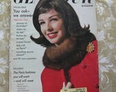 Vintage Glamour Magazine October 1960 Madeleine Falk