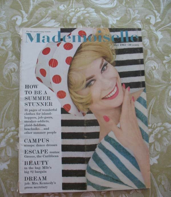 Vintage Mademoiselle Magazine May 1961 Prom Dresses