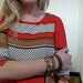 Arm Candy Set-Brown Chunky Gold Chain Bracelet Holographic Glitter Cobra Bracelet Plastic Chain Link Bracelet