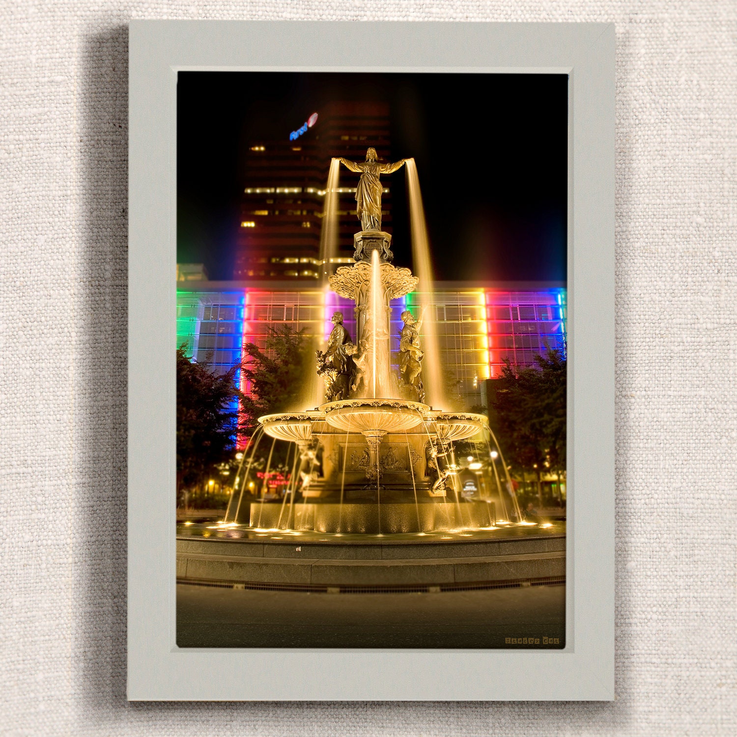 Neon Square 20" x 30"  Print