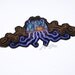 SteamPunk Aquatic Mechanical Jellyfish Gears Iron On Embroidery Patch MTCoffinz - Large