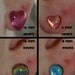 Specialità Hits - Hefesto & OPI - My Boyfriend Scales Walls 10mm Round Cabochon Earrings (Nail Polish Earrings) Holographic