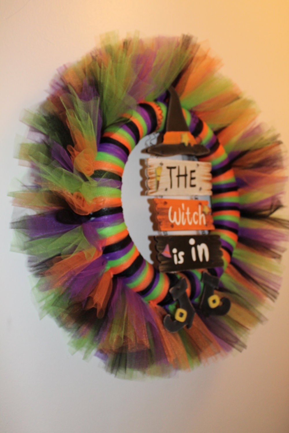 The Witch Is In Tulle Wreath