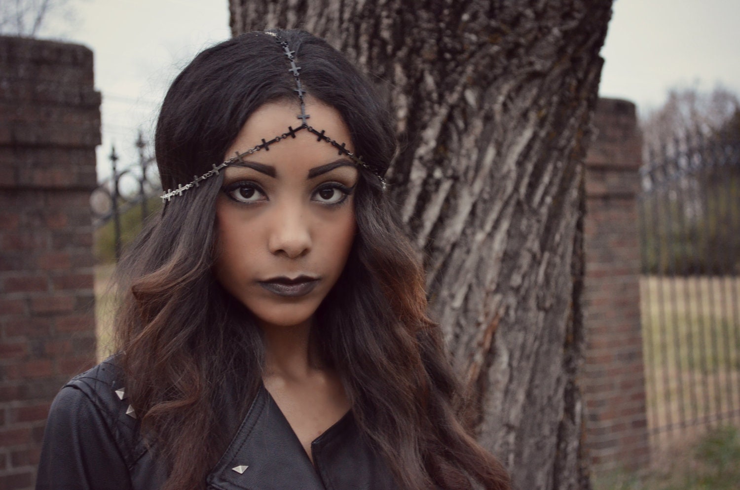 Inverted Cross Headpiece