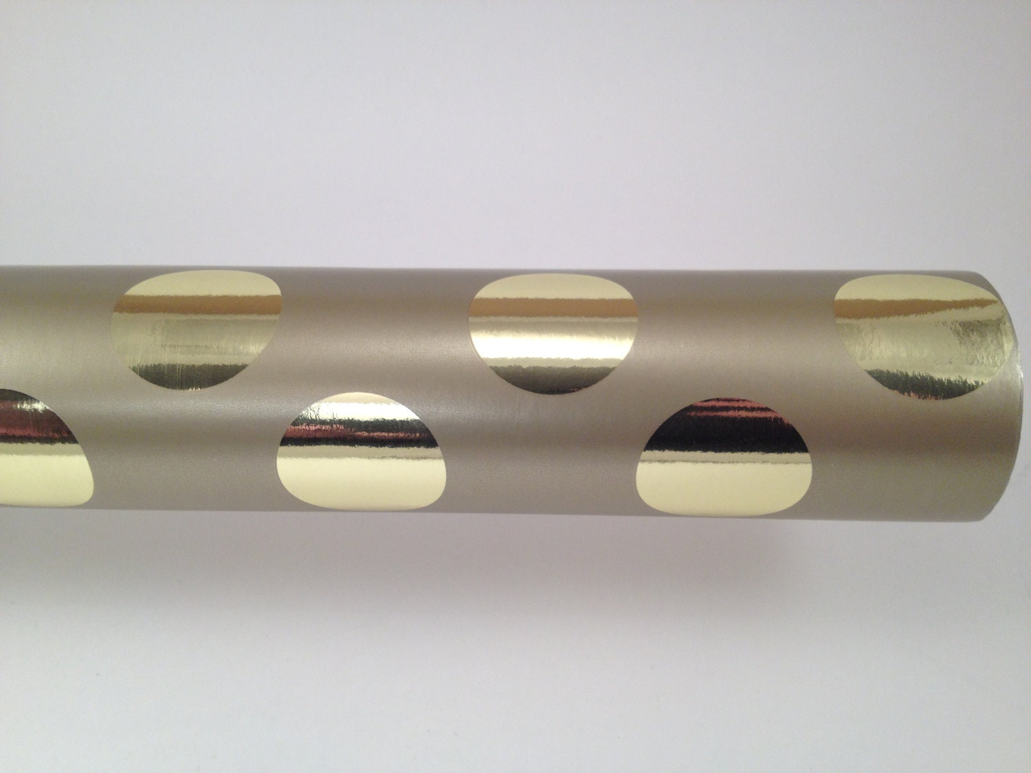 Gold Metallic Dot Wrapping Paper Roll - 30"x24' - Perfect for Holiday, Christmas, Birthday and Wedding Gifts