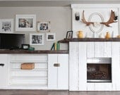 Custom Fireplace Mantal and Shelving Unit