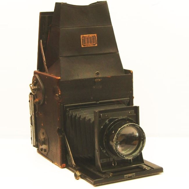 Vintage Graflex Camera 5x7 with Dallmeyer Pentac 8" f2.9 lens and Filmholders