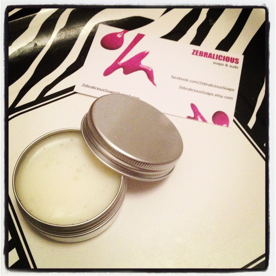 Hand Crafted HONEYSUCKLE Beeswax Solid Hand Cream Balm in Tin