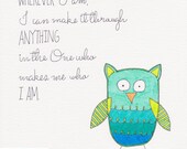 Scripture Art, Philippians 4:13