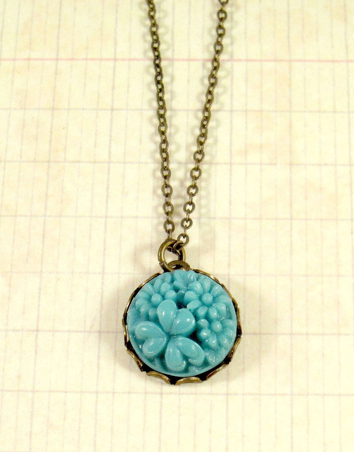 Clover Necklace : Peacock