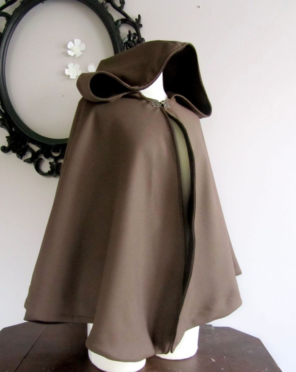 Women's Full Hooded Cape Hip Length choose from colors