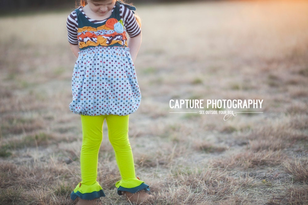 PDF "The Poppy Bubble Tank" TUNIC E-Pattern and Detailed Tutorial...sizes 12 months-7years