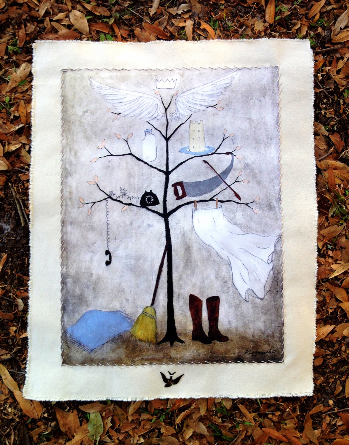 Windswept Tree (print tapestry)