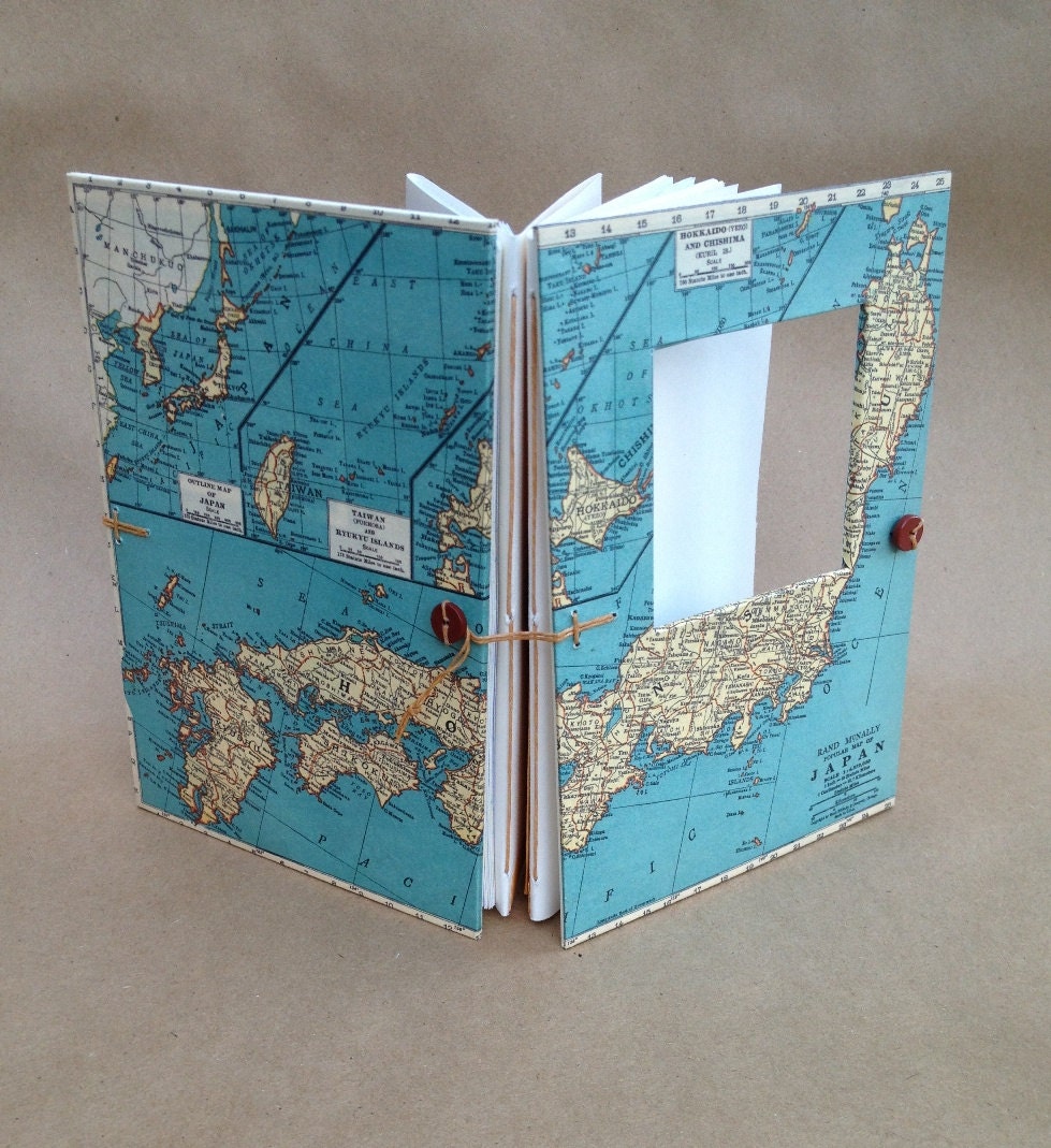 Japan Handmade Versatile Travel Journal for Art, Photos and Writing