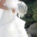 Crystal rose and feather jeweled brooch wedding bouquet -- deposit on a made to order bridal brooch bouquet