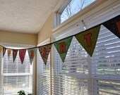 Custom Order Fabric Banner/Pennants: Select Your Own Colors