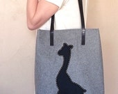 Wool Giraffe Bag