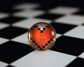Pixel Heart Ring - SubtleNerd