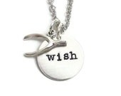 Wish Necklace - Hand Stamped