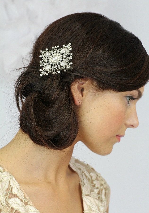 Bridal Hair comb, Crystal hair comb, Swarovski comb, Wedding, Hair accessories, Crystal Wedding Hair Comb - Style 236
