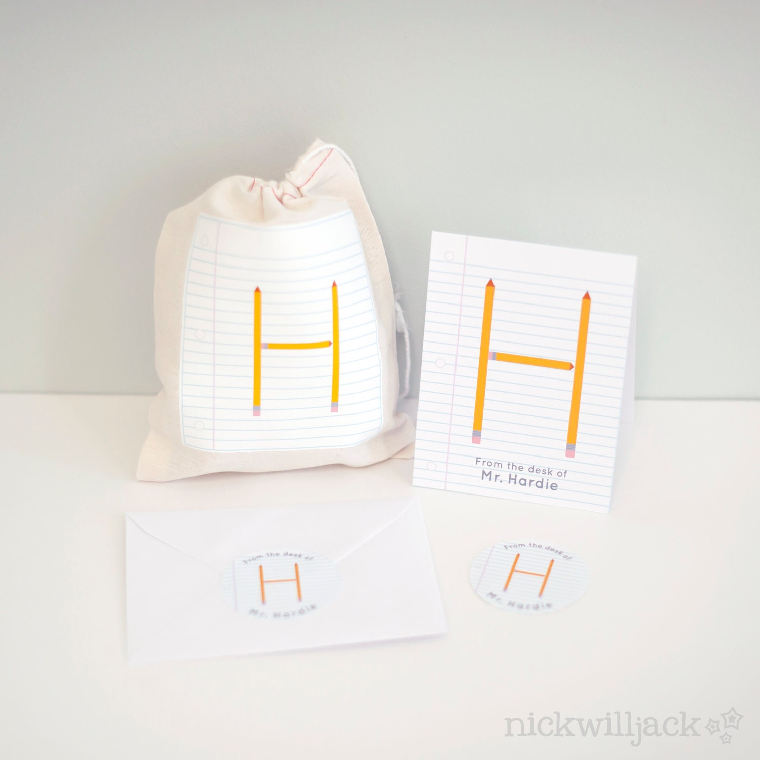Teacher's Personalized Stationery Gift Set Il_170x135
