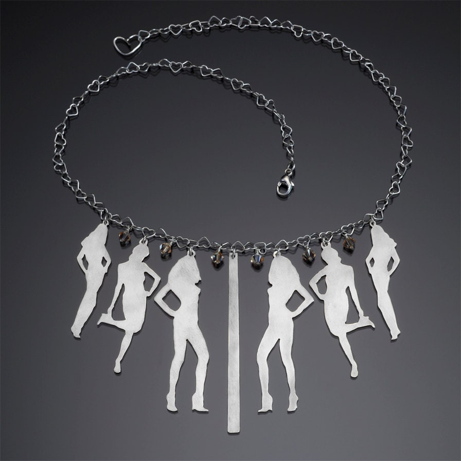 Sterling Silver Model Behavior Necklace