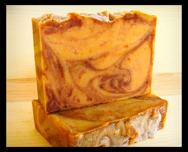 Orange Spice Soap - Goat Milk Soap - Handmade Soap - Bath and Beauty