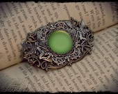 Green Fairy Lucid Absinthe fantasy Barette hair adornment