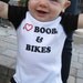 Boobs and Bikes Baby Onesie