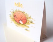 Greeting Card with Fig the Fox