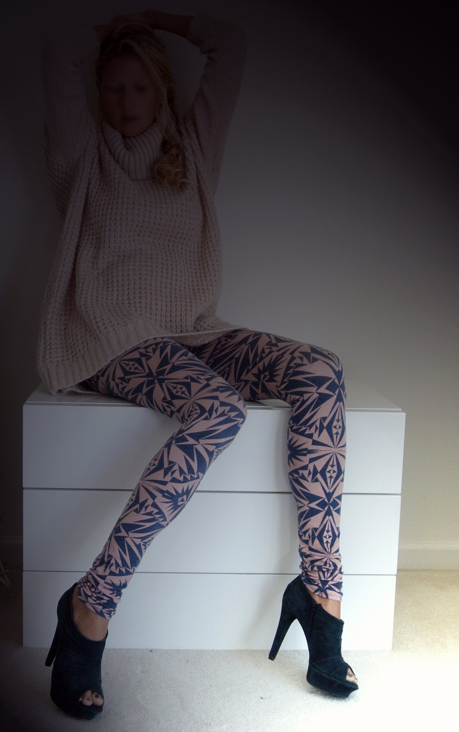 tribal pattern leggings