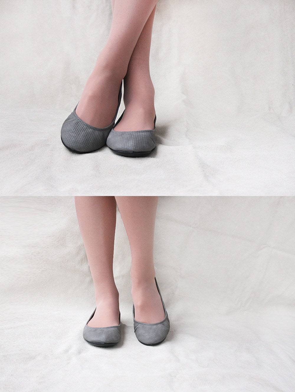 Free Spirit- Handmade Leather ballet flat shoes -  CUSTOM FIT