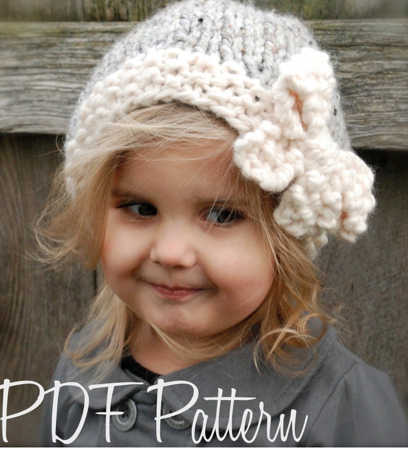Knitting PATTERN-The Vivian Slouchy (Toddler, Child, Adult sizes)