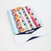 2013 Mini Calendar SALE Planner Colourful Mid Century Modern Pattern Freestanding Cards