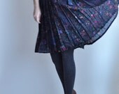 large pleated vintage skirt