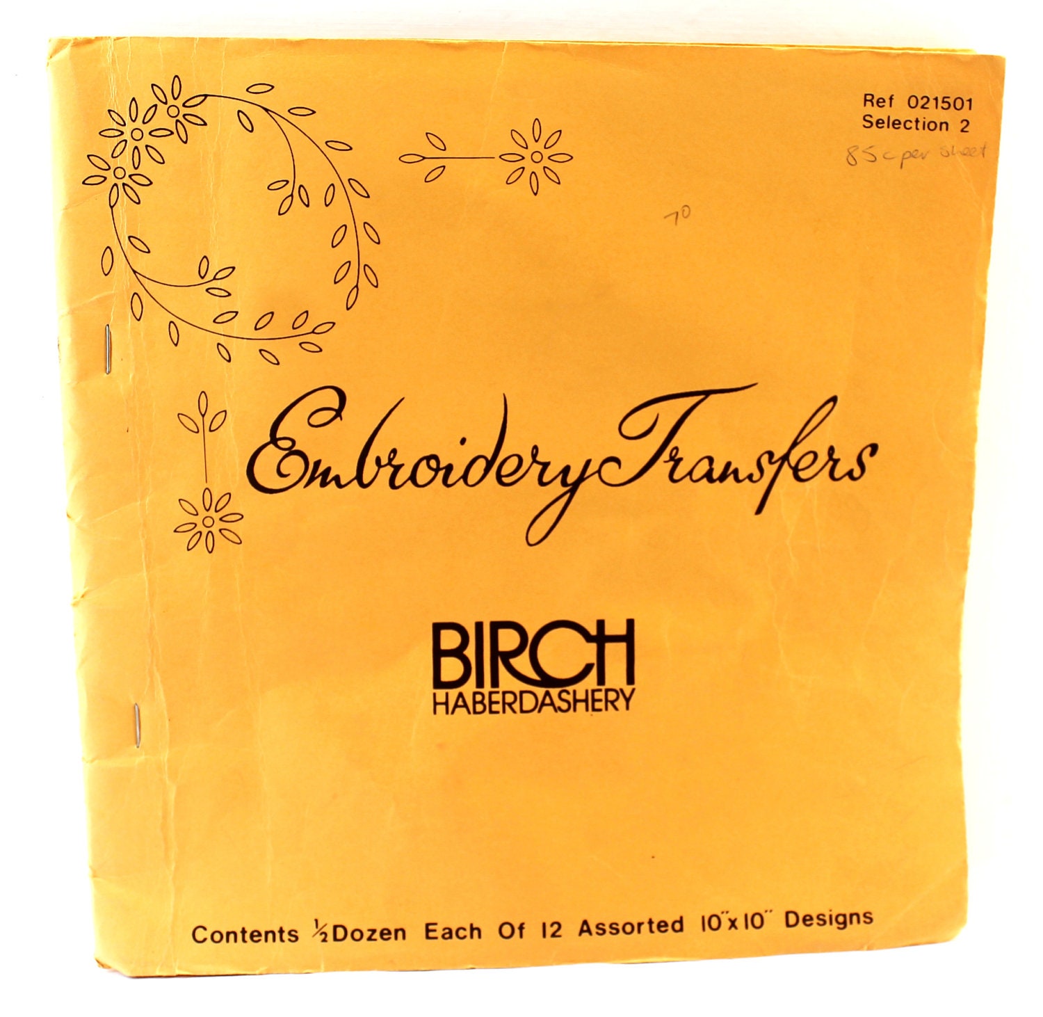 Birch Haberdashery Embroidery Transfers - 55 Sheets of Iron-On Transfers