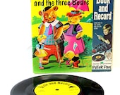 Peter Pan Book and Record - Goldilocks and the three bears
