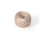 Ivory Cotton Yarn Cake - 50 g  / 1.76 oz skein - Fine, sport weight