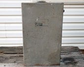 Vintage Metal Industrial Tool Cabinet