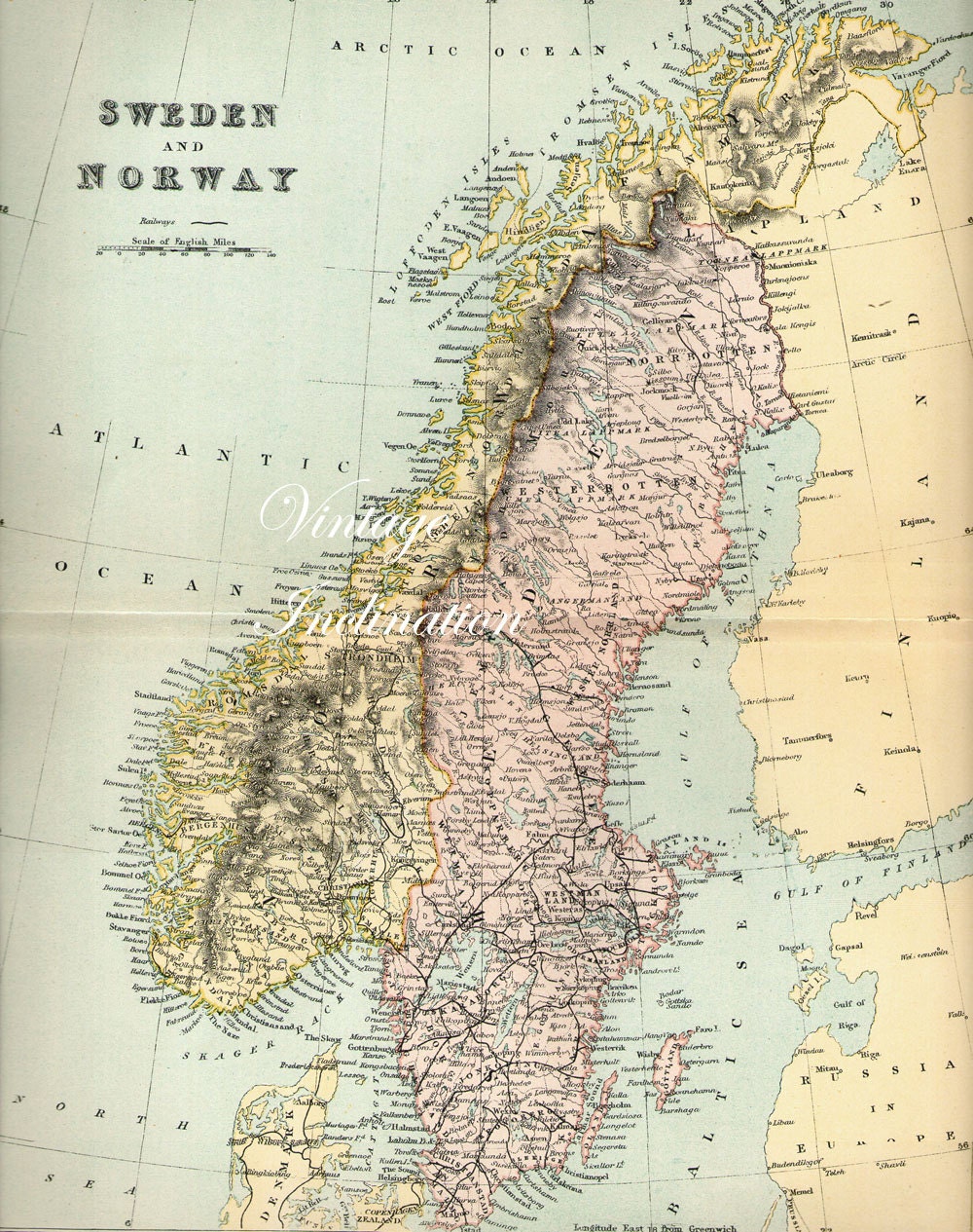 Blank Victorian Map