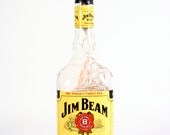 LED Lighted Jim Beam Lamp 4 Option Jim Beam Rye Whiskey Liquor Bottle Lamp