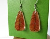 Autumn Leaf Earrings, Botanical Jewelry